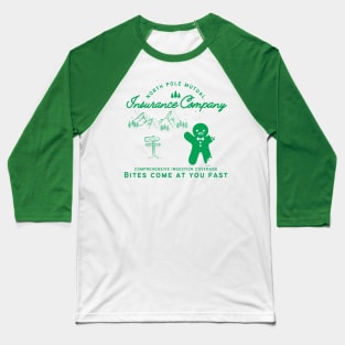 North Pole Mutual Insurance Baseball T-Shirt